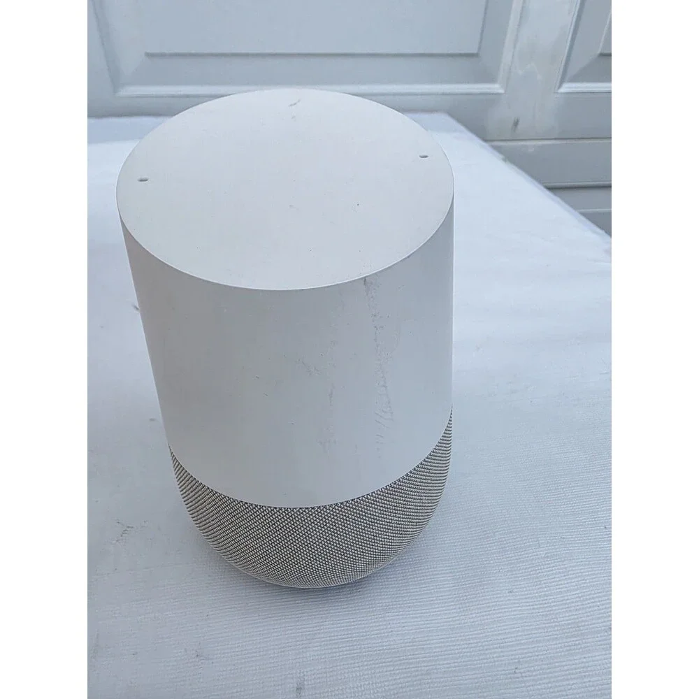 Google Home Smart Assistant Speaker - White Slate No cord Ships Fast!!!